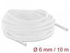 Delock 20693 20693 Gevlochten slang Wit Polyester 10 m 3 tot 9 mm 1 stuk(s)
