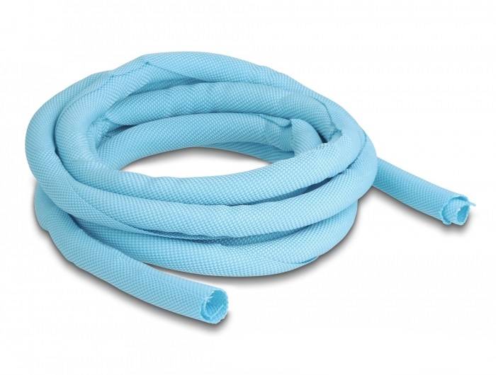 Delock 20876 Kabelslang Polyester Blauw (Ø x l) 10 mm x 2 m 1 stuk(s)-1