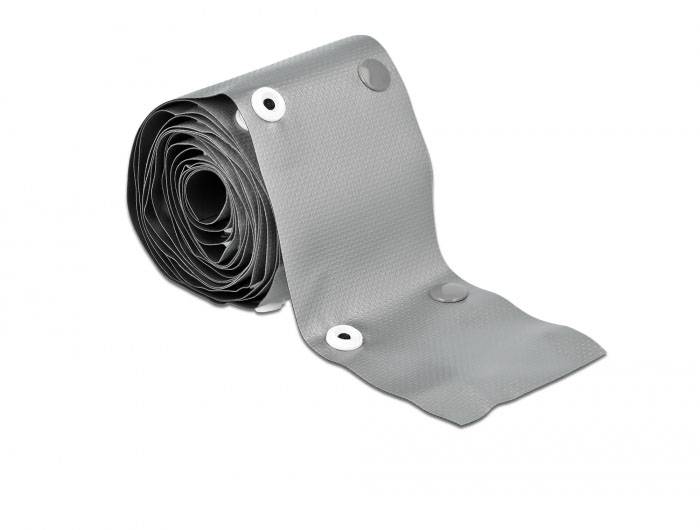 Delock 20725 Kabelslang PVC Zwart, Grijs (Ø x l) 10 mm x 2 m 1 stuk(s)-2