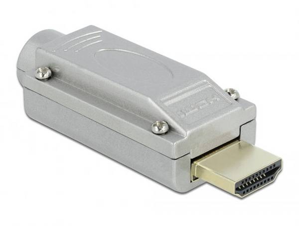 Delock 65201 HDMI Adapter [1x HDMI-stekker - 1x Bus] Grijs