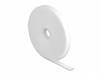 Delock Kabelbinder Klittenband (l x b) 10 m x 13 mm Wit 1 stuk(s)