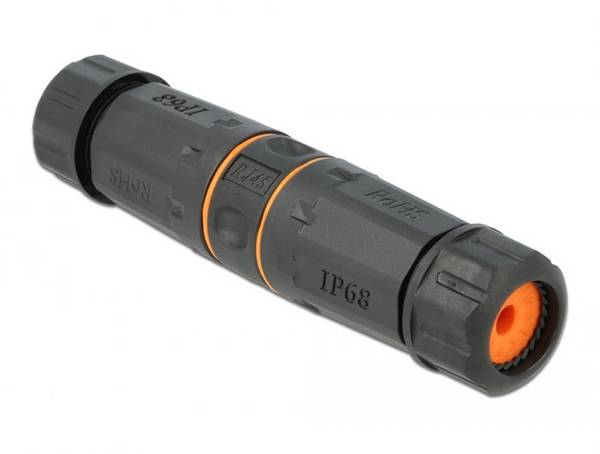 Delock RJ45 Netwerk Adapter Kabel [1x RJ45-bus - 1x RJ45-bus] 0 mm Zwart