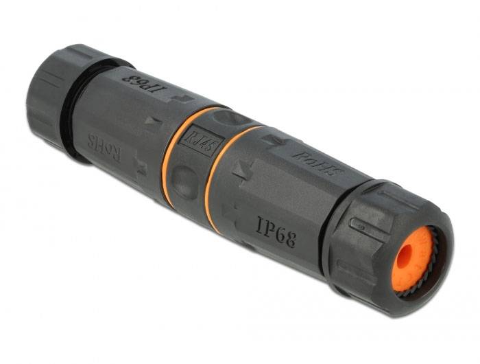 Delock RJ45 Netwerk Adapter Kabel [1x RJ45-bus - 1x RJ45-bus] 0 mm Zwart-0