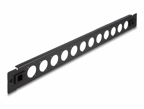 Delock 66900  Patchpaneel 483 mm (19")  1 HE Zwart