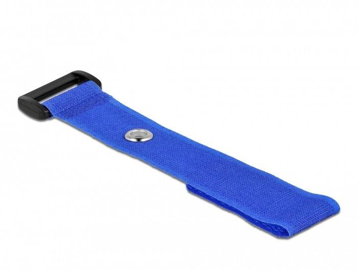 Delock Klittenband kabelbinder (l x b) 190 mm x 25 mm Blauw 5 stuk(s)-3
