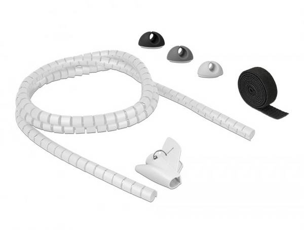 Delock 18392 Kabelclips Kunststof Zwart flexibel (Ø x h) 29 mm x 15 mm 1 set(s)