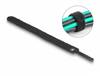Delock Klittenband kabelbinder (l x b) 150 mm x 12 mm Zwart 10 stuk(s)