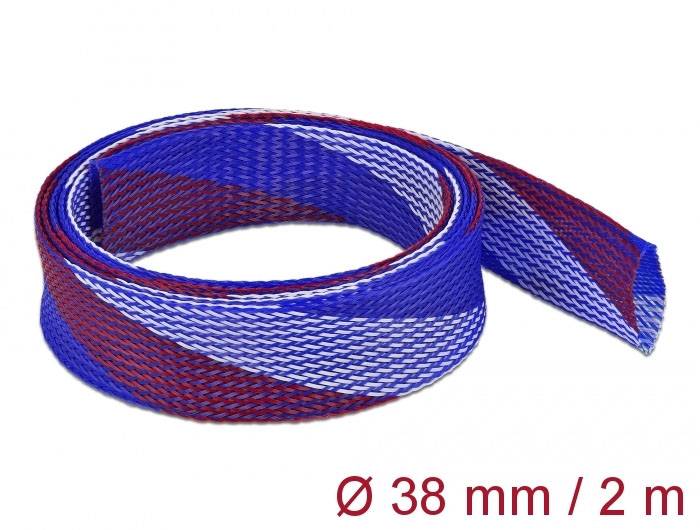 Delock 20756 20756 Gevlochten slang Meerdere kleuren Polyester 2 m 30 tot 60 mm 1 stuk(s)-2