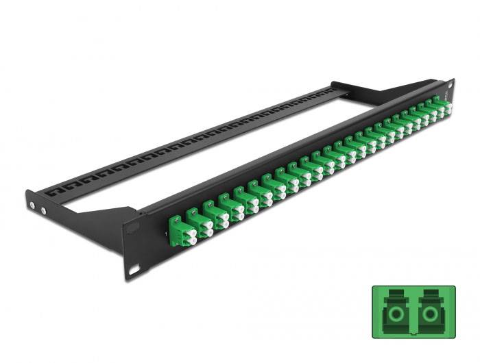 Delock 43387 Glasvezel-patchpaneel 24 poorten LC 1 HE-0