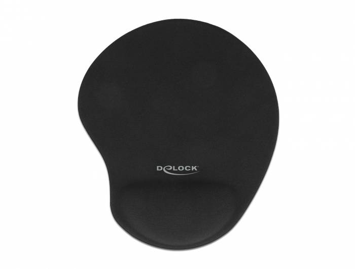 Delock 12040 Muismat met polssteun Zwart-2