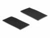 Delock Klittenband strips Zwart 10 stuk(s)