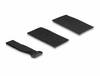 Delock Klittenband strips Zwart 10 stuk(s)