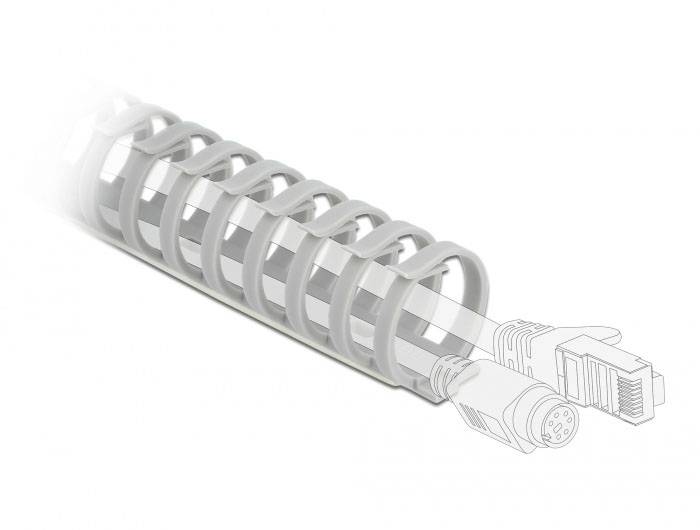 Delock 19226 Kabelgoot Kunststof Grijs (l x b x h) 500 x 35 x 30 mm 1 stuk(s)-2