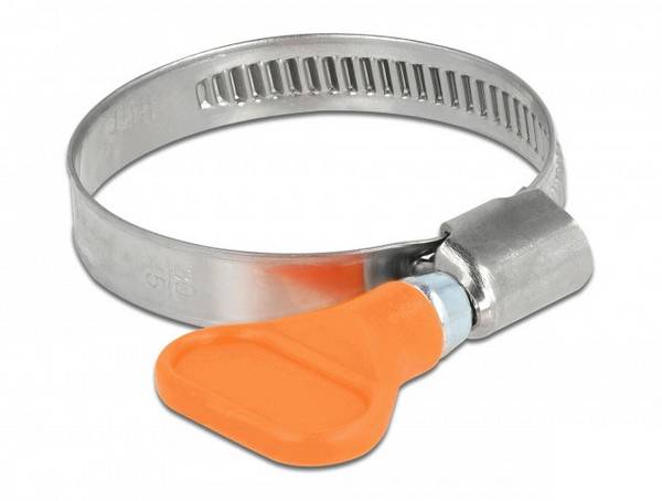 Delock 19516 Slangklem Roestvrijstaal<br>Kunststof Bundel-Ø (min.) 30 mm Bundel-Ø (max.) 45 mm 5 stuk(s)