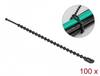 Delock 19566 Kabelbinder Zwart Herbruikbaar, Hittegestabiliseerd, Hoge trekvastheid 100 stuk(s)