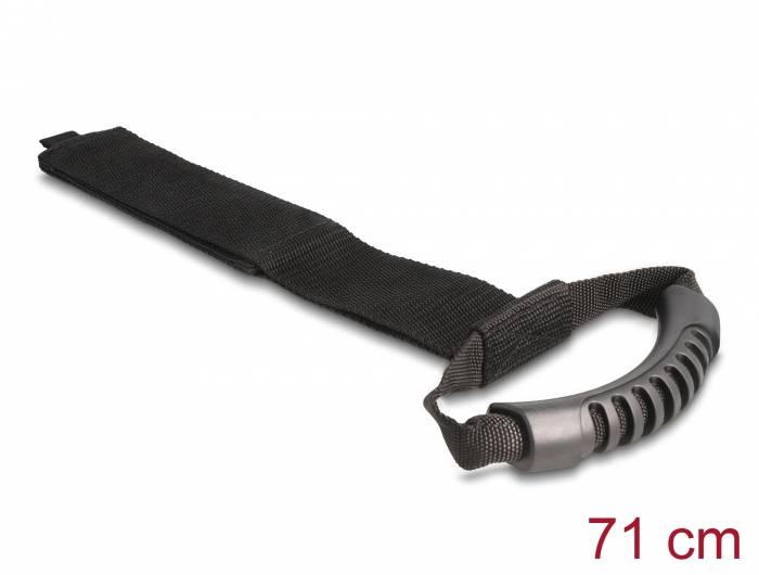 Delock Klittenbandriem (l x b) 710 mm x 50 mm Zwart 2 stuk(s)-2