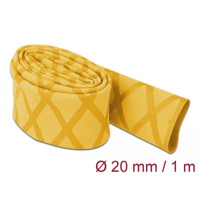Delock 19595 Krimpkous Geel 20 mm 10 mm Krimpverhouding:2:1 1 stuk(s)-0
