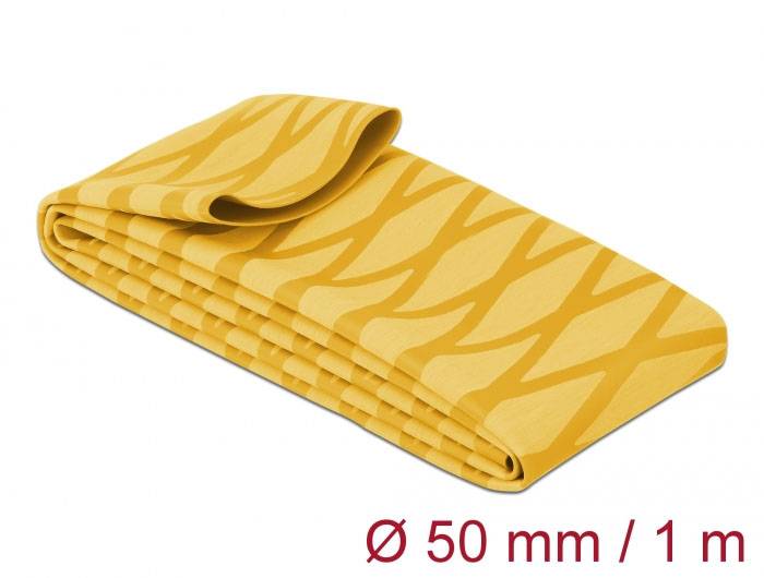 Delock 19610 Krimpkous Geel 50 mm Krimpverhouding:2:1 1 stuk(s)-0