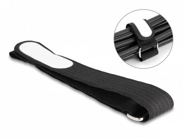Delock Klittenband kabelbinder (l x b) 457 mm x 25 mm Zwart 5 stuk(s)