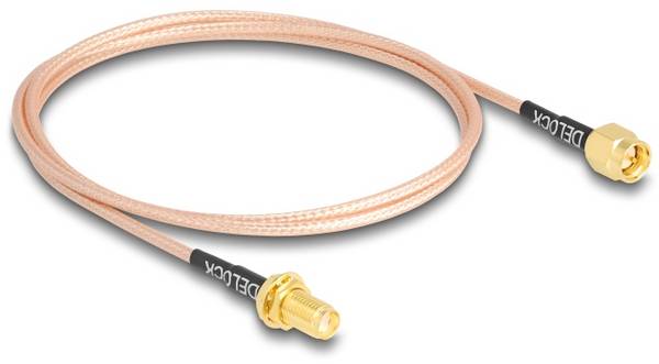 Delock WiFi-antenne Aansluitkabel [1x SMA-stekker - 1x SMA-bus] 0.75 m Meerdere kleuren