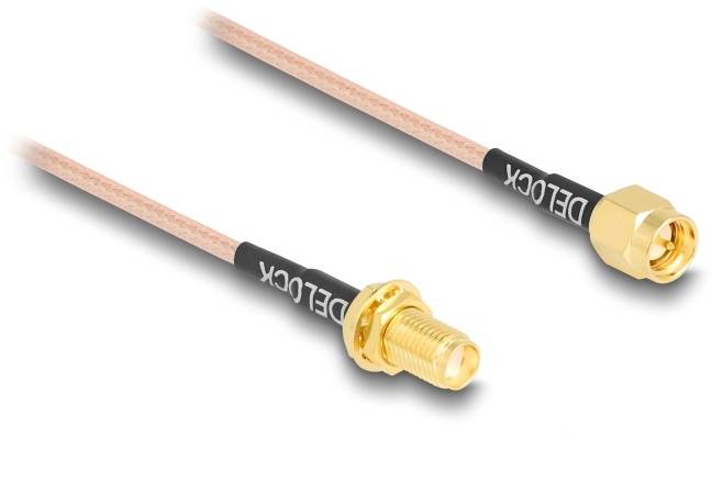 Delock WiFi-antenne Aansluitkabel [1x SMA-stekker - 1x SMA-bus] 0.75 m Meerdere kleuren-2