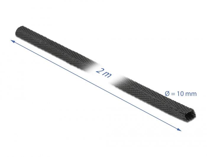 Delock 20792 Krimpkous Zwart 10 mm 5 mm Krimpverhouding:2:1 1 stuk(s)-2