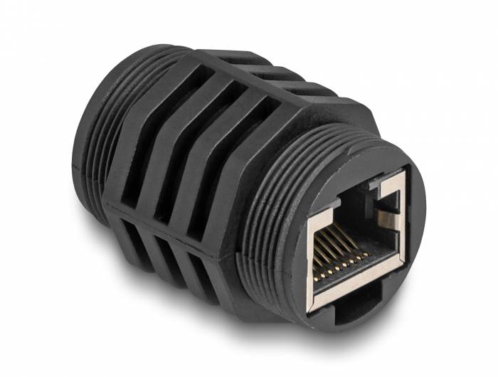 DeLOCK Network Coupler - Black - Schwarz