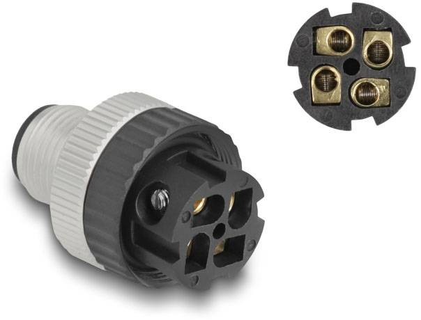 Delock 60533 Connector Connectorbouwvorm Totaal aantal polen: 4 1 stuk(s)-2