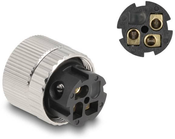 Delock 60542 Connector Connectorbouwvorm Totaal aantal polen: 3 1 stuk(s)-2