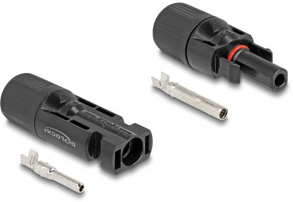 Delock 60670 60670 Stekker voor zonnepaneel 2.5 mm² Kabellengte 0 mm