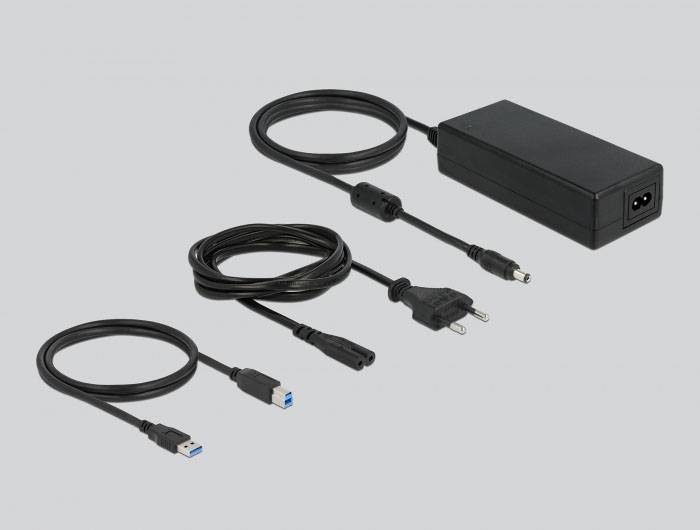Delock 63739 63739 USB-hub 16 poorten USB-A, DC-aansluiting 3,5 mm USB 3.2 Gen1 5 GBit/s Grijs-2