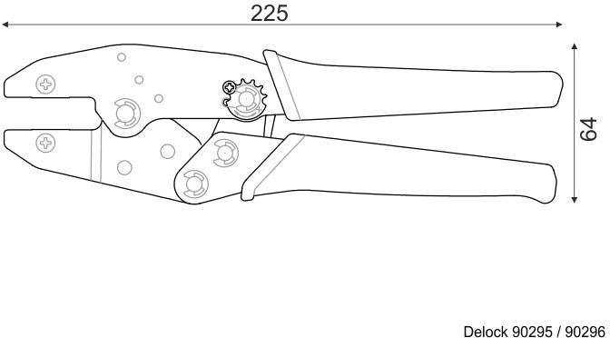 Delock 90295 90295 Krimptang Coax-connectoren-5