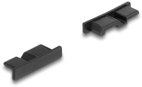 Delock 64243 64243 Stofbescherming voor USB 3.0 type micro-B-bus zonder handgreep 10 stuks zwart 1 stuk(s)-2