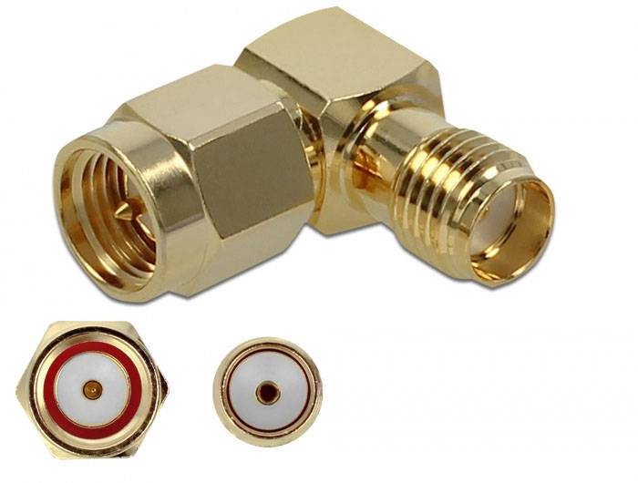 Delock 89979 89979 SMA-adapter SMA-stekker - SMA-bus 1 stuk(s) Piece-0