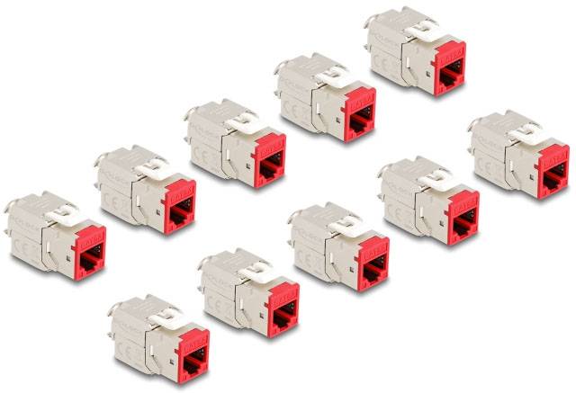 Delock 88115 RJ45-inbouwmodule Keystone CAT 6A 1 stuk(s) – Foto 2 van 2