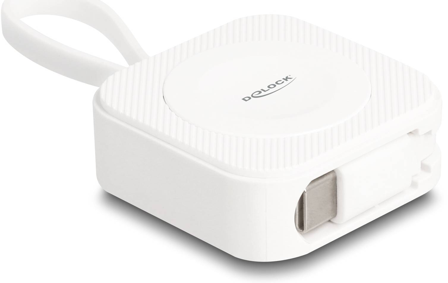 Delock 83023 USB-oplader 2.5 W USB-C Qi Wireless Charging Wit Thuis Wireless Charger-1