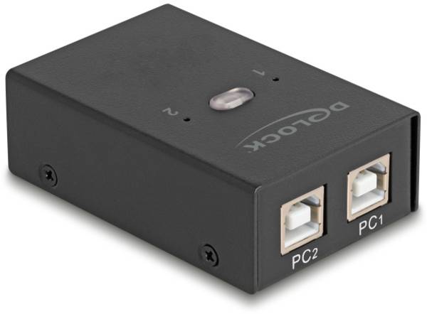 Delock 11505  USB 2.0-schakelaar Zwart
