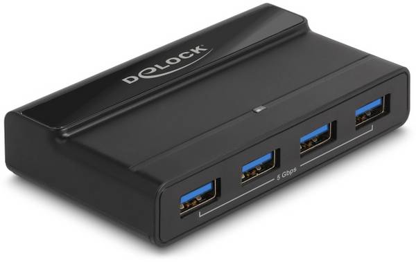 Delock 88066  USB 3.2 Gen 1-schakelaar (USB 3.0) Zwart