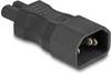 Delock 80469 Stekkeradapter [Apparaatbus C7 - Stekker C14] Zwart 0 mm 1 stuk(s) Bag