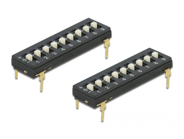 Delock 66309 66309 DIP-schakelaar Tri-State 1 stuk(s) Bundle-1