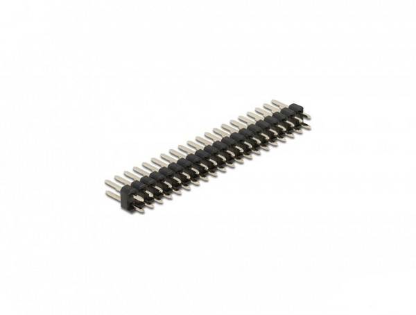 Delock Male header (standaard) Aantal rijen: 2 Aantal polen per rij: 20 66699 1 set(s) Bag