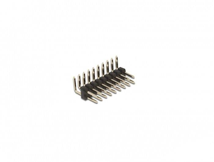 Delock Male header (standaard) Aantal rijen: 2 Aantal polen per rij: 10 66701 1 set(s) Bag-0