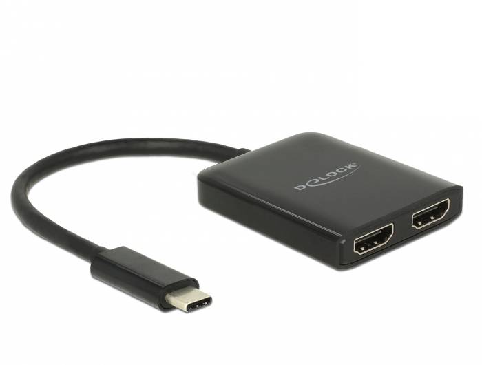 Delock 87719 HDMI-splitter Zwart-1