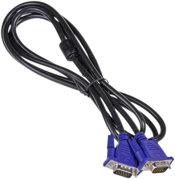 Akyga AK-AV-14 VGA-kabel VGA Aansluitkabel VGA-stekker 15-polig 5 m Zwart Vergulde steekcontacten