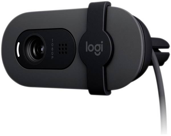 Logitech BRIO 105 Full HD-webcam 1920 x 1080 Pixel Geïntegreerd afdekpaneel, Microfoon