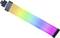 Een plat lint-kabel met meerdere gekleurde draden in regenboogkleuren. Gebruikt voor de verbinding van elektronische componenten.