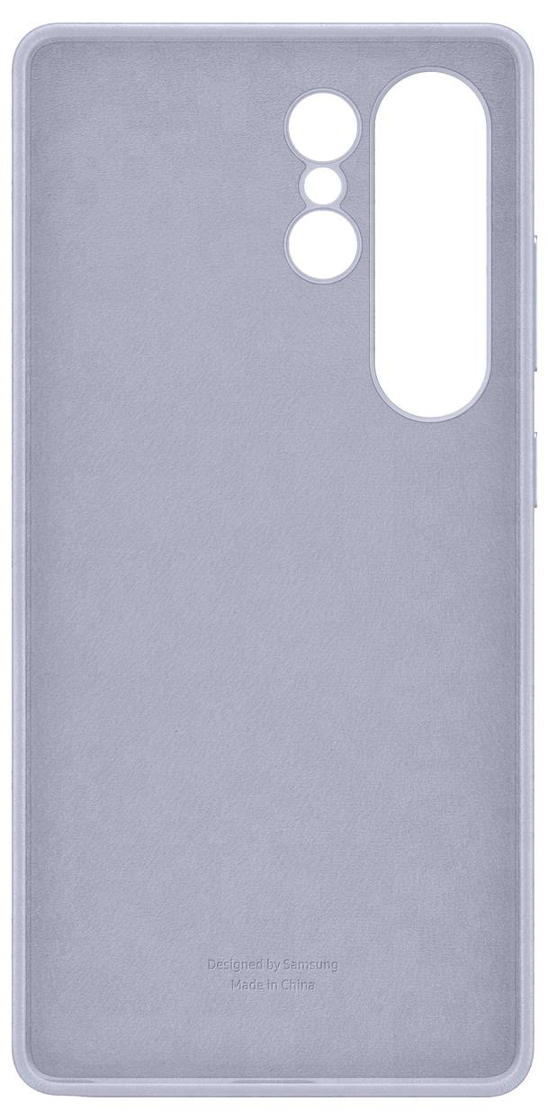 'Grijs smartphone-behuizing van achteren gezien met openingen voor camera en flits, gelabeld met Designed by Zuting, Made in China.'