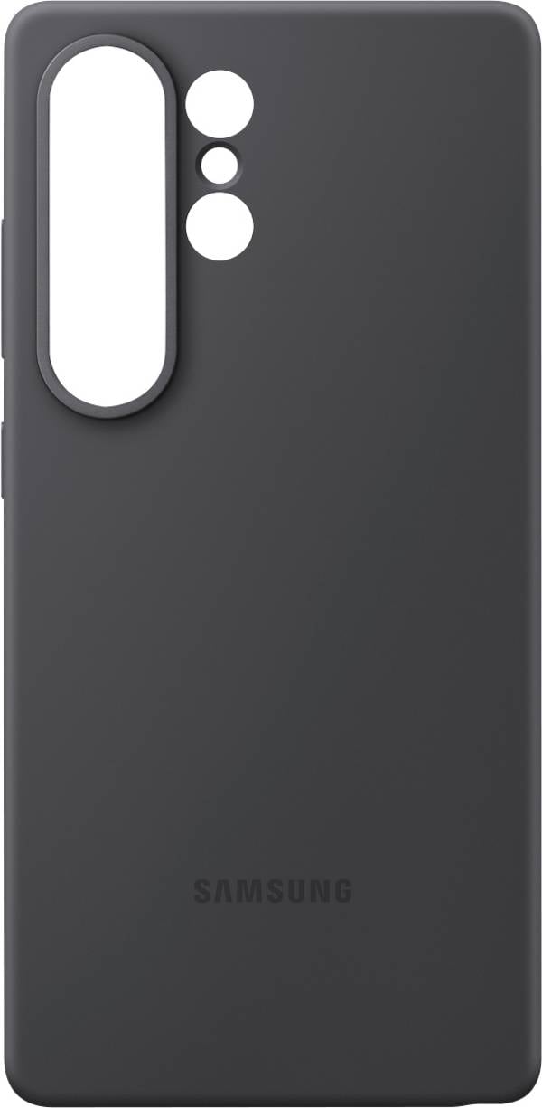 Samsung Silicone Silicon Case Samsung Galaxy S25 Ultra Zwart Stootbestendig