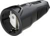 PC Electric 2510-ss Koppeling met randaarde Rubber 250 V Zwart IP20