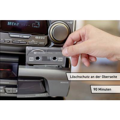 GallunOptimal UR90 audiocassette (per stuk) - Pop Electronics GallunOptimal UR90 audiocassette (per stuk) - Pop Electronics